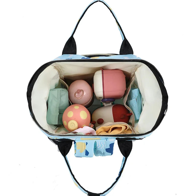 Fashion Oxford Shoulder Mother and Baby Bag Mami Outdoor with Baby Insulated Milk Storage Backpack Portable Storage