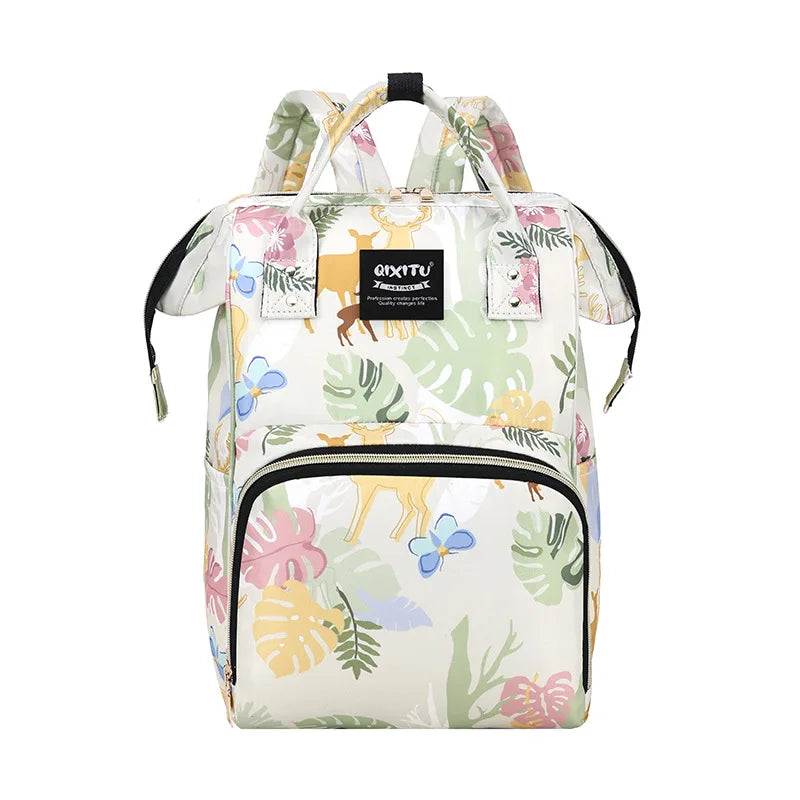 Fashion Oxford Shoulder Mother and Baby Bag Mami Outdoor with Baby Insulated Milk Storage Backpack Portable Storage