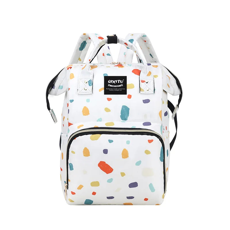 Fashion Oxford Shoulder Mother and Baby Bag Mami Outdoor with Baby Insulated Milk Storage Backpack Portable Storage