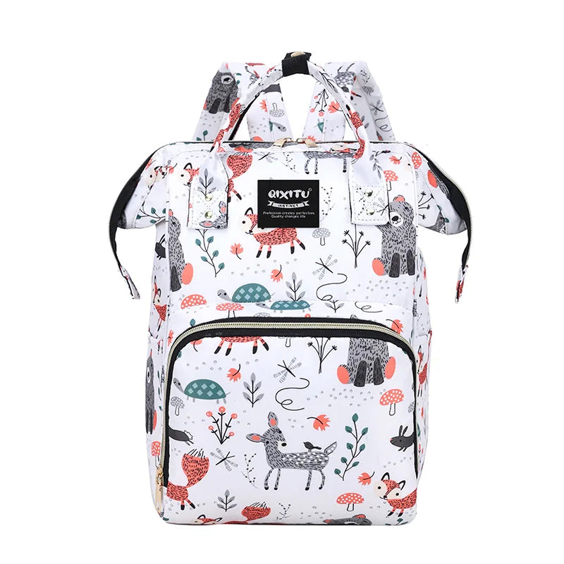 Fashion Oxford Shoulder Mother and Baby Bag Mami Outdoor with Baby Insulated Milk Storage Backpack Portable Storage