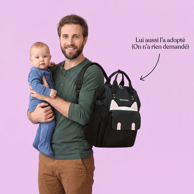 Sac à Dos à Langer Bébé - Minou