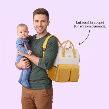 Sac à Dos à Langer Bébé - Guimauve