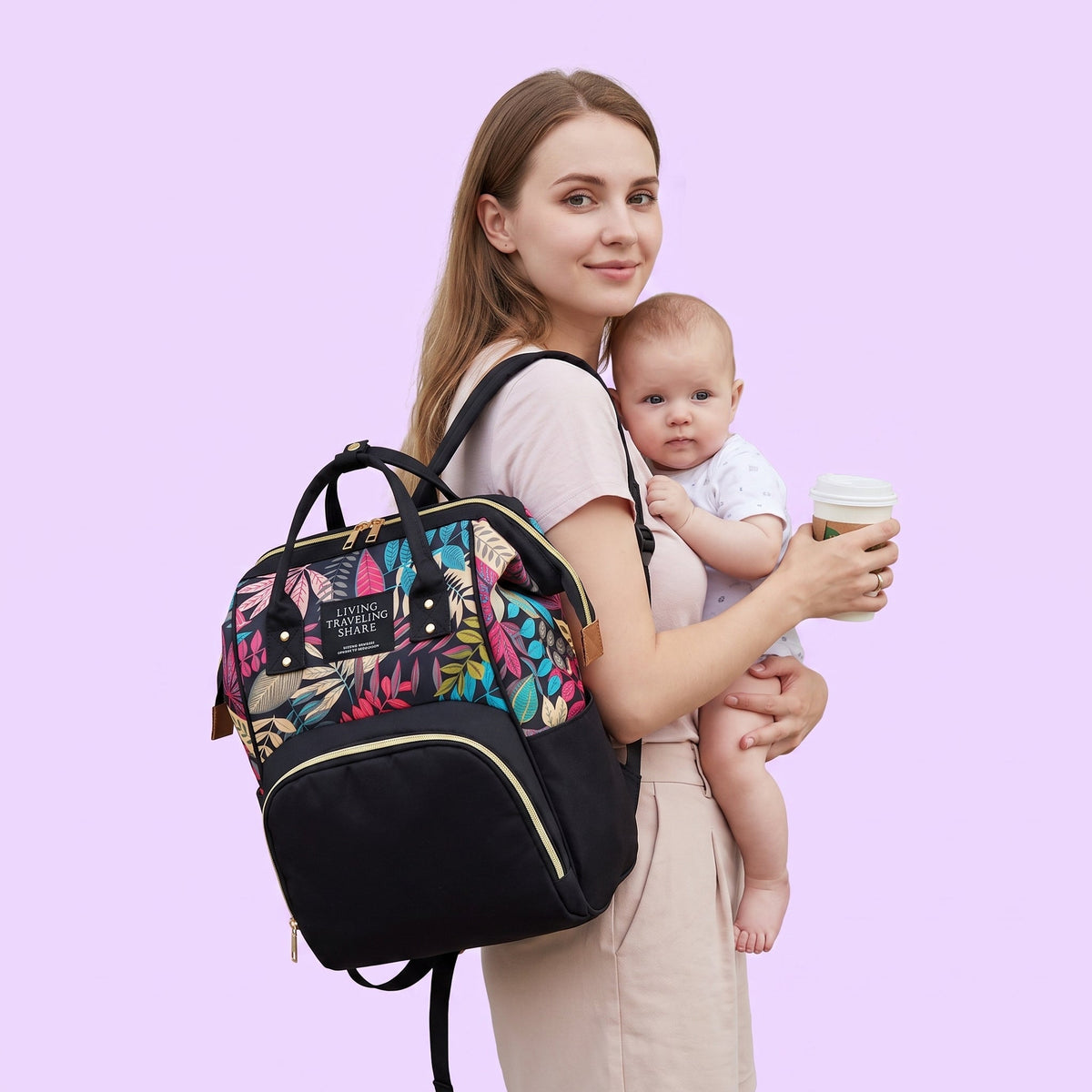 Sac à Dos à Langer Bébé - Eden